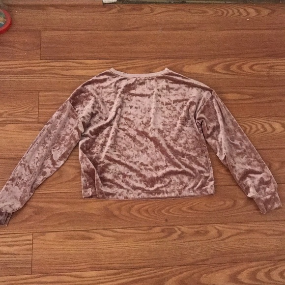 Rose Velvet Long Sleeve Forever 21 - Picture 3 of 4